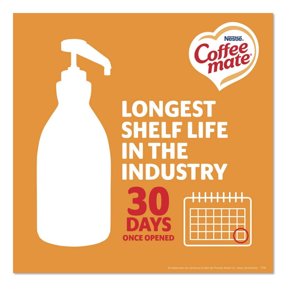 50.7 oz. Liquid Creamer Pump Bottle - Caramel (2/Carton)