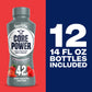 Core Power High Protein Shake, Strawberry, 42g Bottle, 14oz, 12 Pack