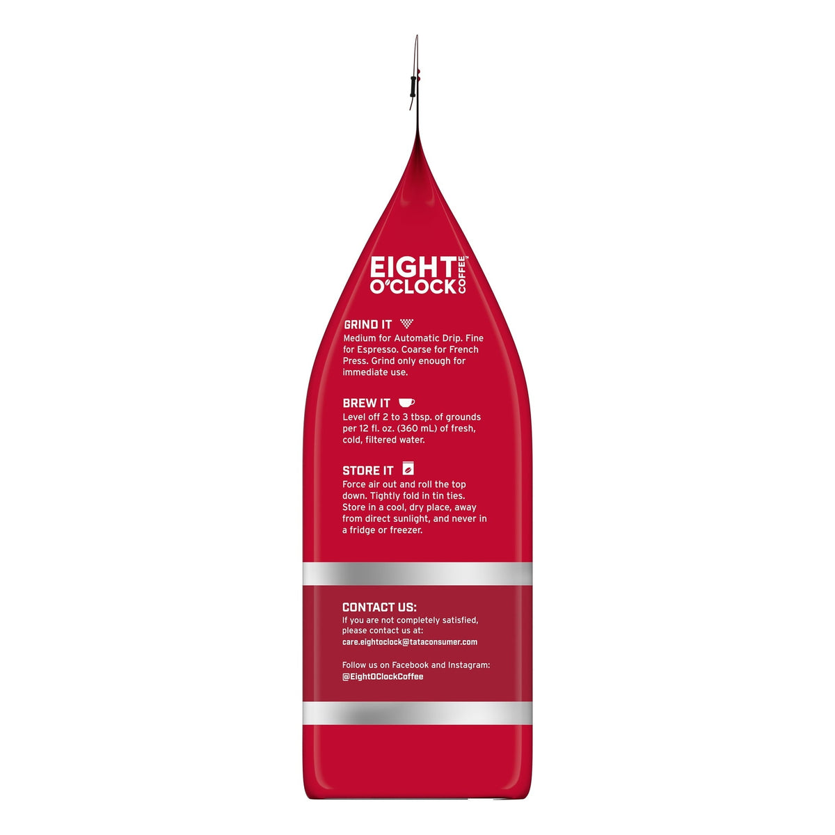 Eight O'Clock Coffee Medium Roast Whole Bean The Original Coffee 32 oz