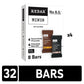 RXBAR Minis Protein Bar Variety Pack, Chocolate Sea Salt & Peanut Butter Chocolate, 4 Boxes, 32 Bars Total with 1 Bybies Trail Mix Pouch, 2 oz