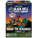 (4 pack) Black Rifle Coffee Company Wakin the Neighbors High Caffeine Keurig K-Cup Pods, Medium Roast, 22 Ct