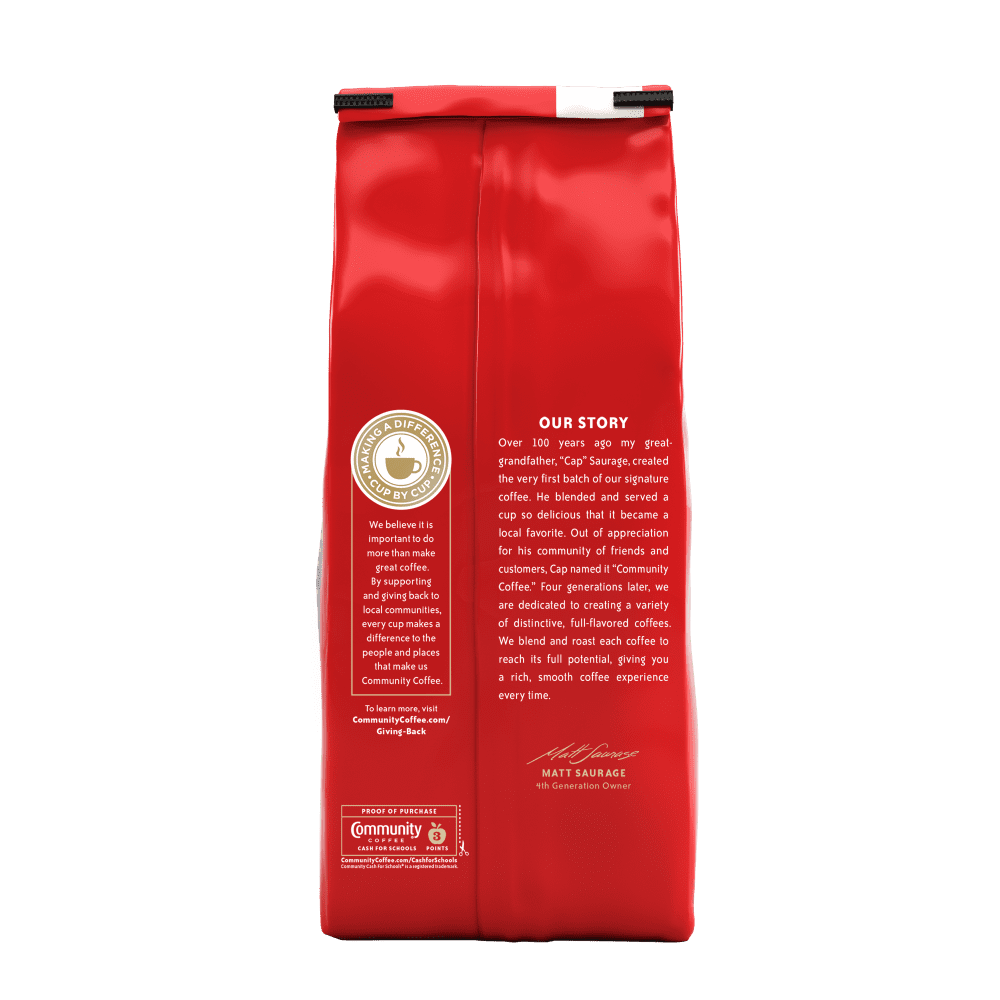 Community Coffee Café Special Medium-Dark Roast Ground 32 oz Gable Top