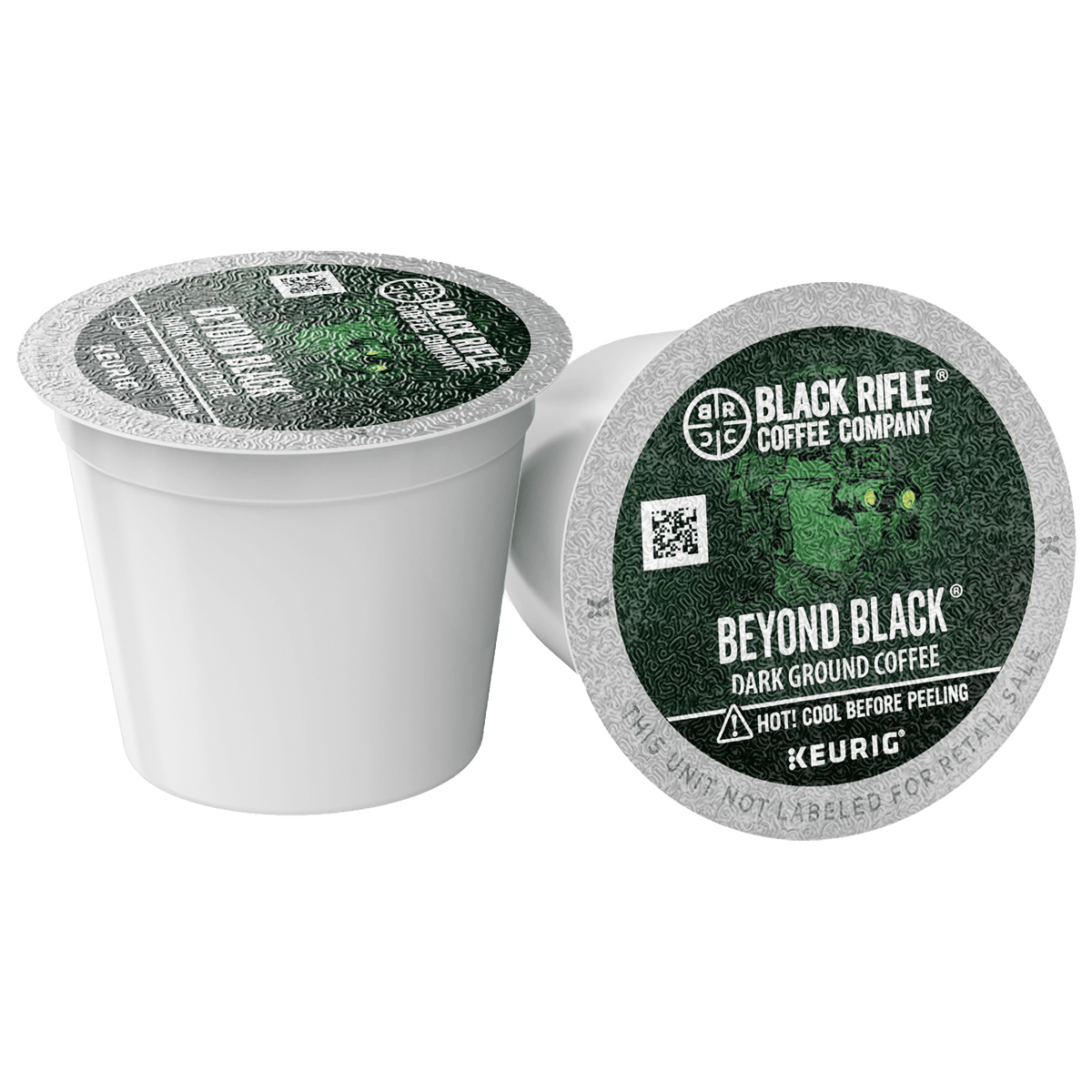 Black Rifle Coffee Company Beyond Black K Cups Pods, Dark Roast, 44 Ct